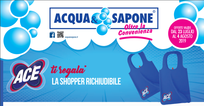 nuovo volantino acqua e sapone cs fino al 04 agosto 2019