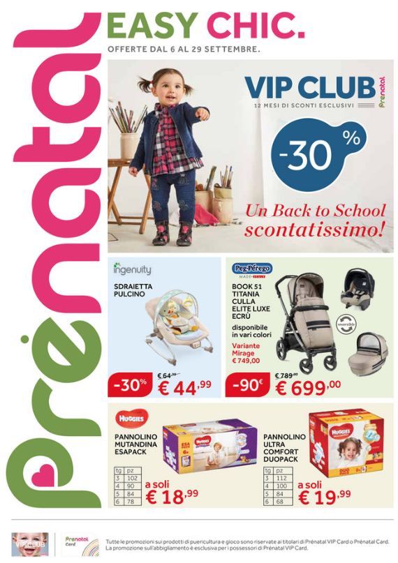 promo Prenatal dal 06 al 29 sett