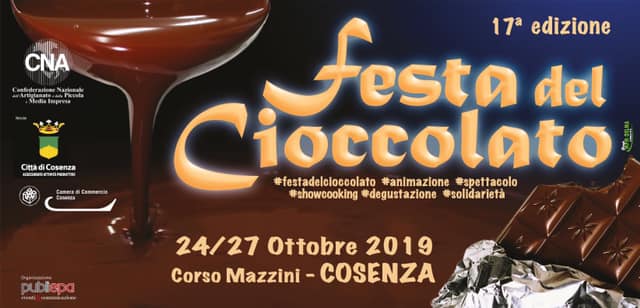 Programma e date festa cioccolato Cosenza 2019