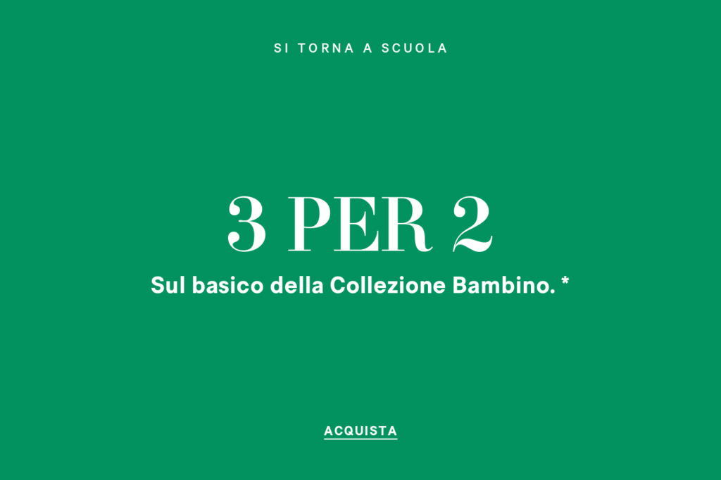 H&M - 3 per 2 sul basico della Collezione Bambino!