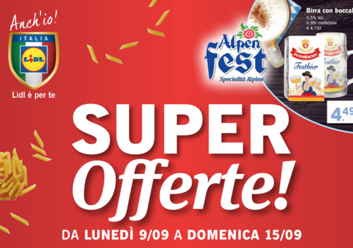Volantino Lidl Cosenza Dal 09 al 15 Sett