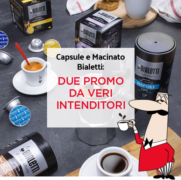 Bialetti - Caffè in capsule o macinato