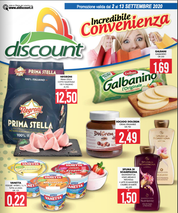 AL Discount INCREDIBILE CONVENIENZA