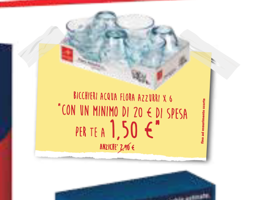 Promozione CRAI 6 Bicchieri a 1,50€