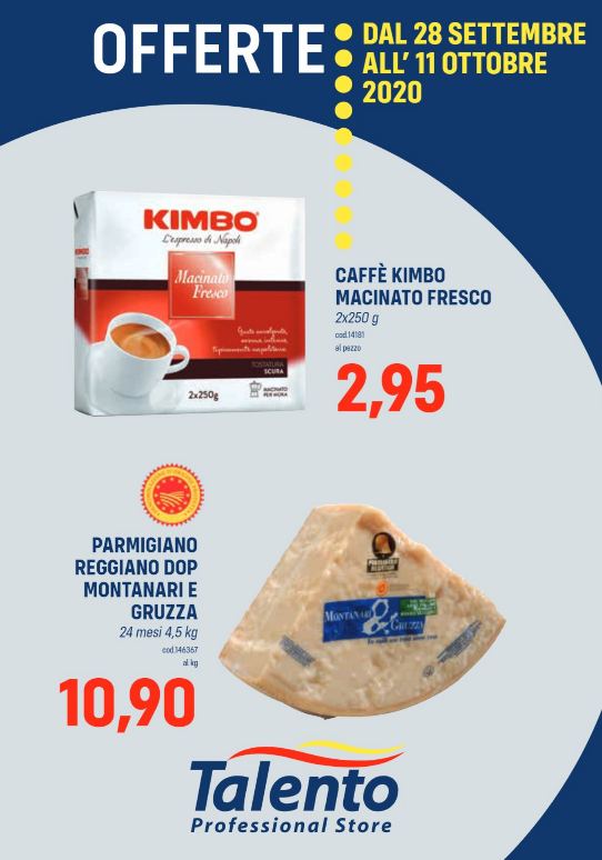 Nuovo volantino Talento Cash e Carry 28 Set-11 Ott
