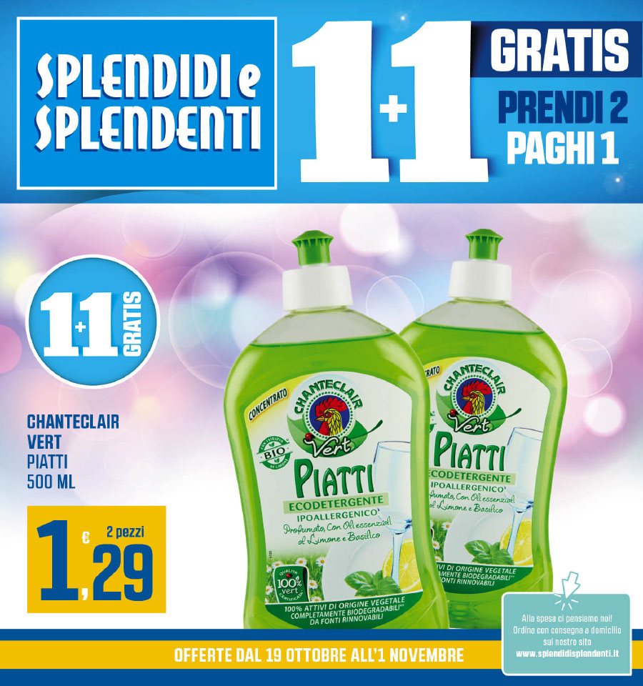 volantino splendidi splendenti dal 19 ott al 01 nov 2020