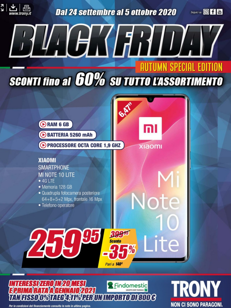 volantino trony cosenza Dal 24 settembre al 05 Ottobre 