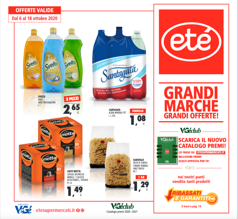 Volantino etè Grandi Marche Grandi Offerte COSENZA PRIME