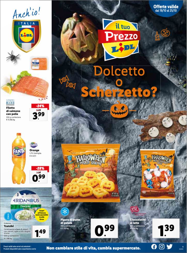 volantino lidl 19-25 ottobre 2020