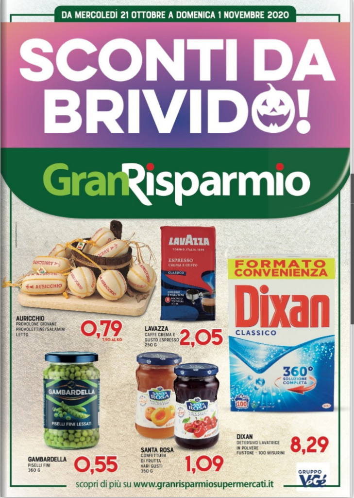 Volantino GranRisparmio Sconti da Brivido