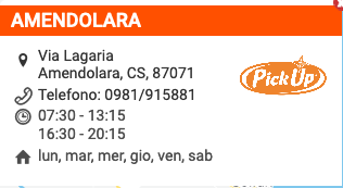 pick up amendolara