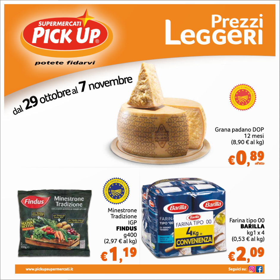 Volantino Pick Up Prezzi leggeri
