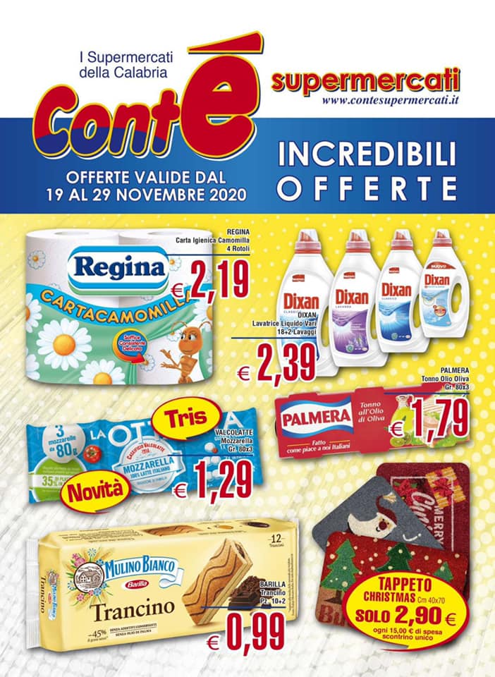 Volantino Supermercati Contè dal 19 Nov