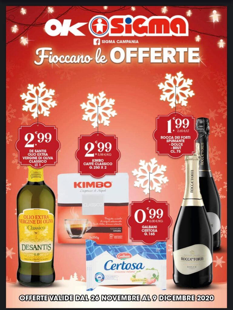 Ok Sigma Fioccano le OFFERTE