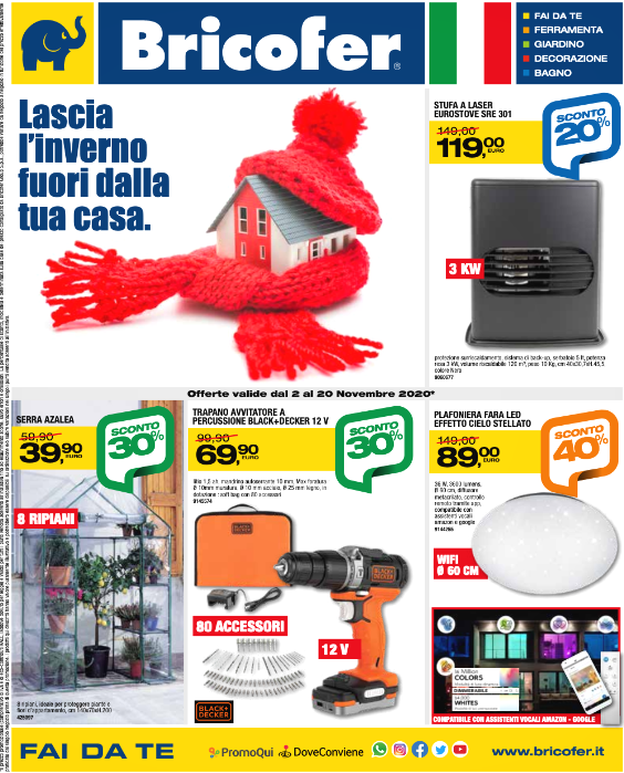 Bricofer: Lascia l'inverno fuori dalla tua casa!
