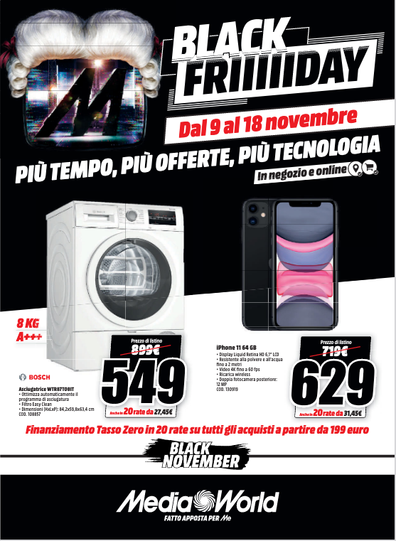 Offerte Mediaworld Black Friday