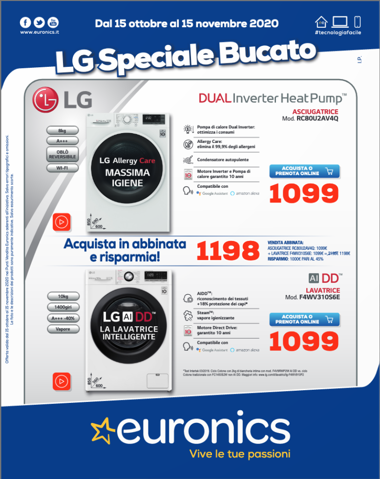 Euronics Speciale bucato