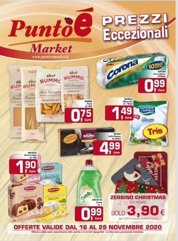 Volantino Puntoè dal 16 al 29 Nov