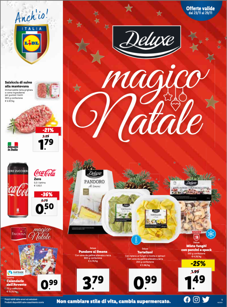 Magico Natale valido dal 23 al 29 novembre 2020