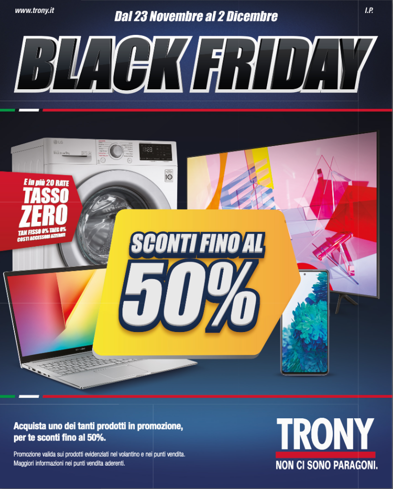 TRONY SCONTI FINO AL 50%