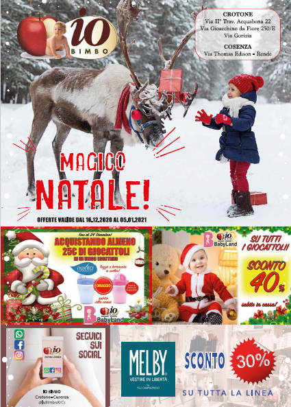 Volantino IOBIMBO Magico Natale