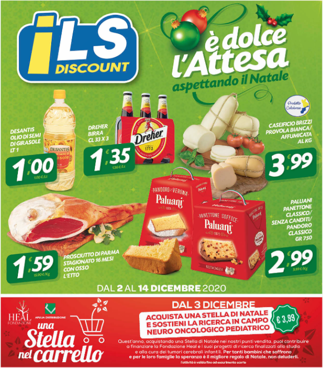 Volantino ILS discount aspettando il Natale