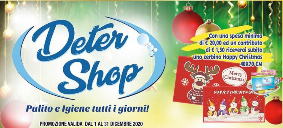 Deter Shop zerbino Happy Christmas a 1,50€