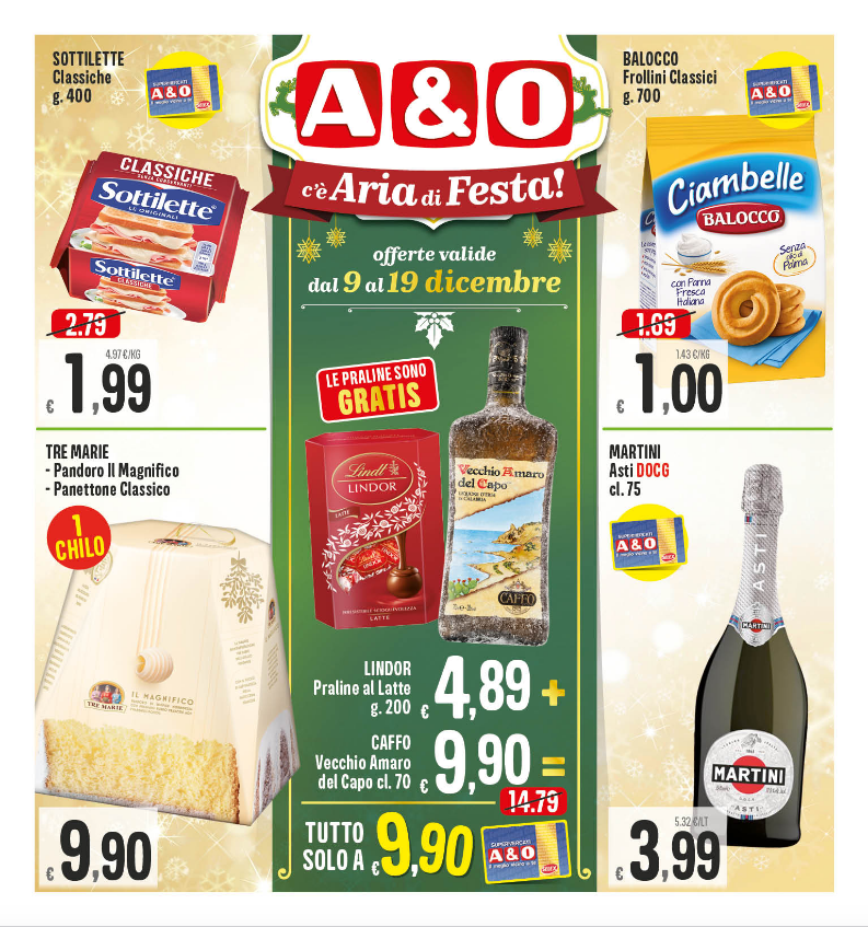 Volantino A&O c'è Aria di festa