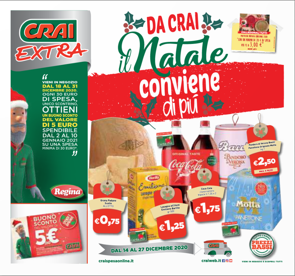 Volantino da CRAI il Natale CONVIENE