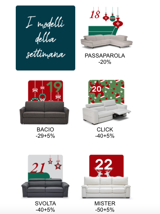 Ultima settimana del nostro "Avvento di comode sorprese"