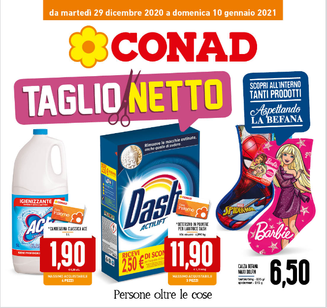 VOLANTINO CONAD TAGLIO NETTO