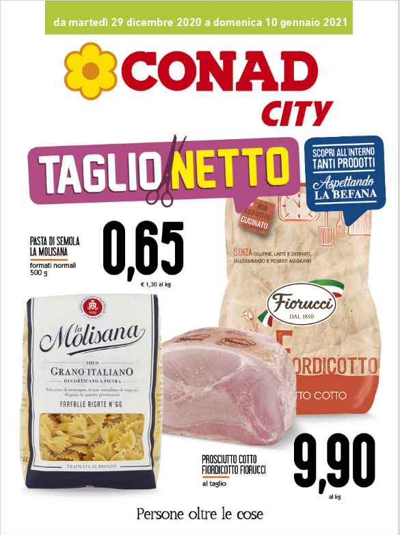 Conad city volantino Taglio Netto