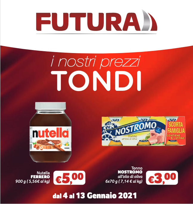 Volantino Futura Prezzi Tondi!