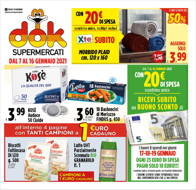 Volantino dok Tante promozioni pensate per Te