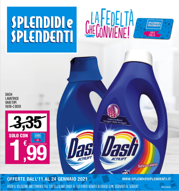Volantino Splendidi & Splendenti dal 11 al 24 Gennaio 2021