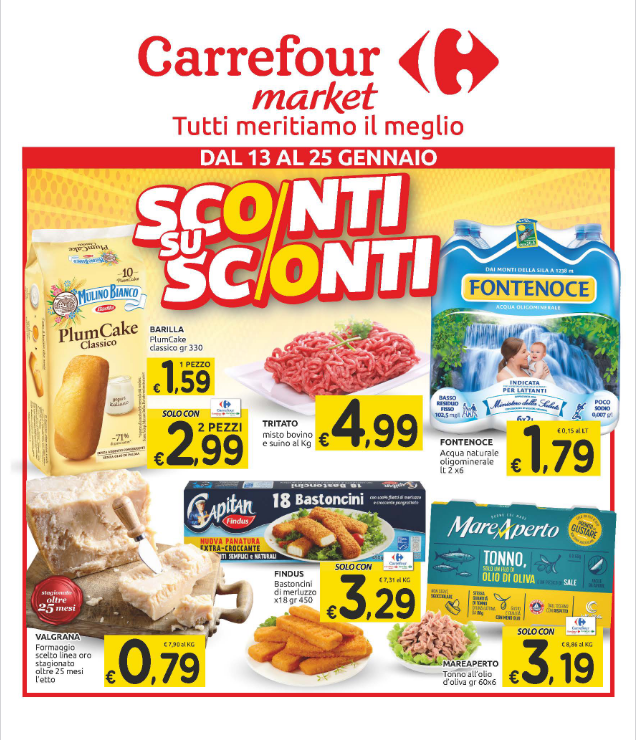 Volantino Carrefour Sconti su Sconti
