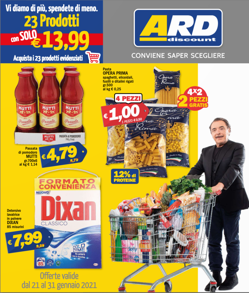 NUOVO VOLANTINO ARD discount