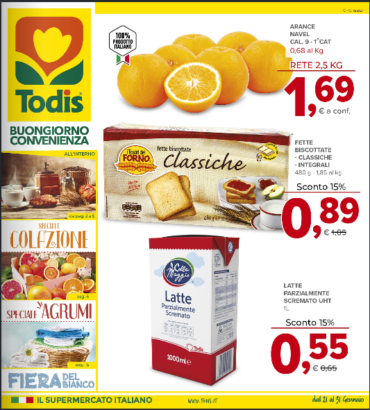 Volantino TODIS 21-31 Gennaio 2021