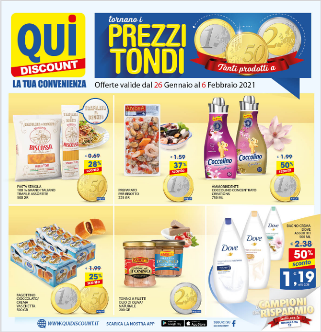 Qui discount PREZZI TONDI!!