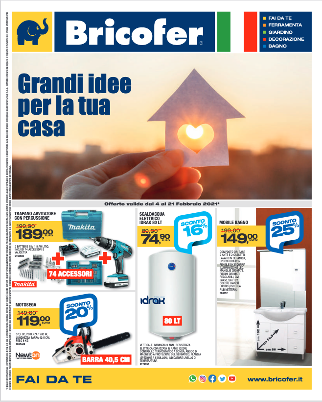 NUOVO VOLANTINO BRICOFER 