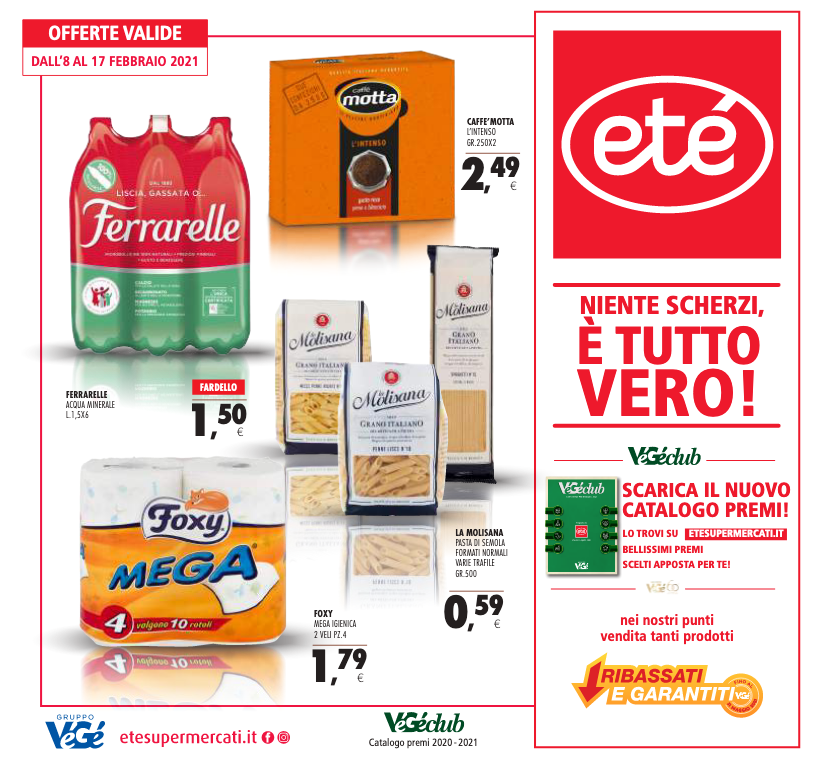 Nuovo Volantino Supermercati etè
