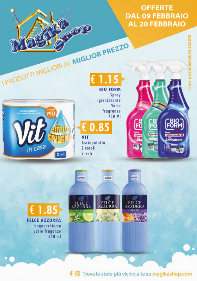 Volantino MAGIKASHOP