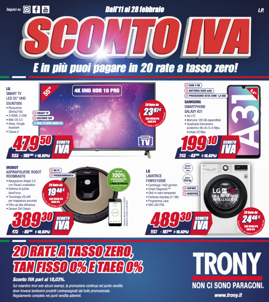 Nuovo Volantino Trony