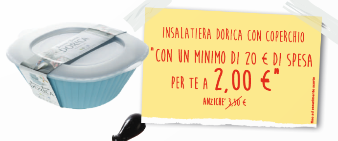 CRAI INSALATIERA A SOLO 2€
