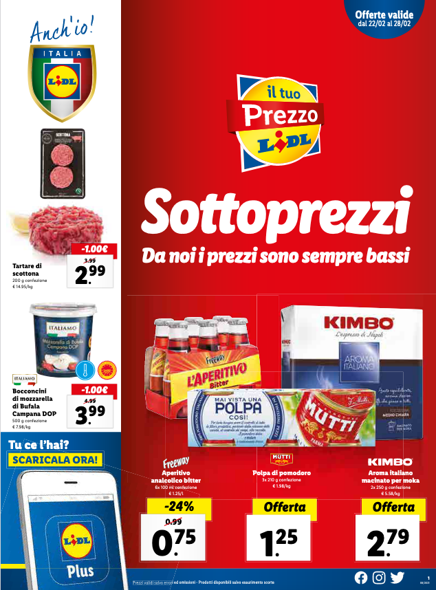 Volantino LIDL SOTTOPREZZI