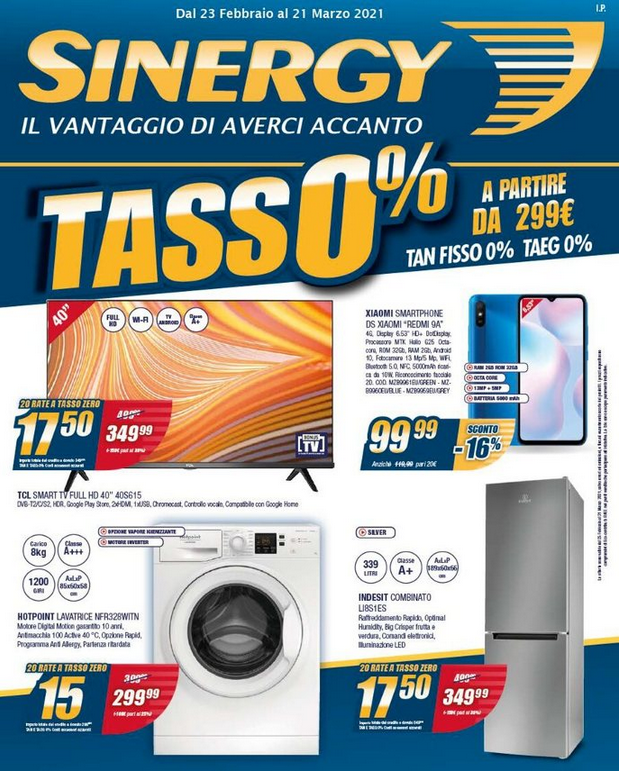 Nuovo Volantino Sinergy