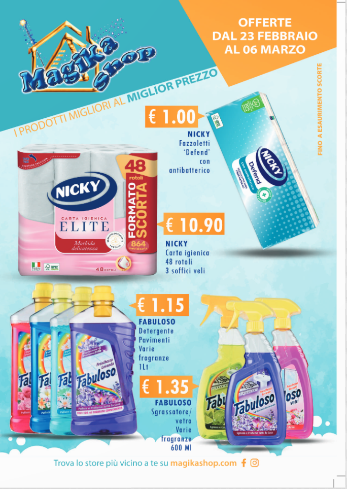 NUOVO VOLANTINO MAGIKA SHOP