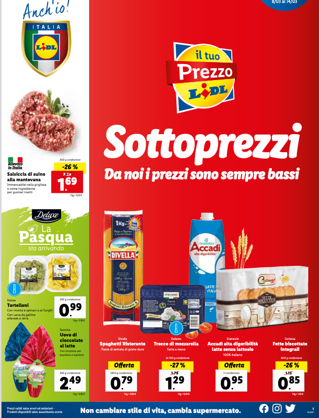 Volantino Lidl Sottoprezzi