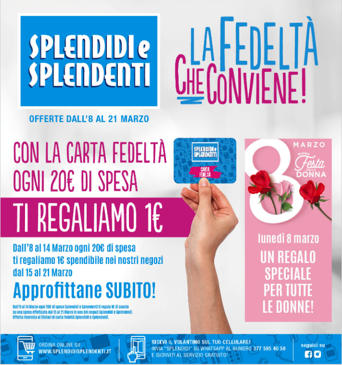 Nuovo Volantino Splendidi e Splendenti 