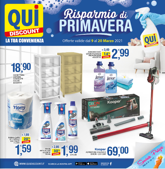 Nuovo Volantino QUI discount 